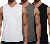 power up your muscle-building routine with coofandy workout sleeveless men's clothing logo