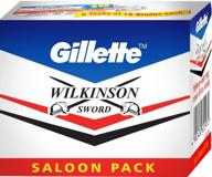 💯 high-quality bundle: 100 wilkinson sword double edge safety razor blades logo