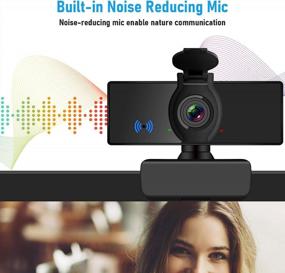 img 2 attached to 1080P Webcam with Built-in Microphone & Privacy Cover - USB Plug & Play Web Camera for Video Streaming, Video Conferencing, Recording, Gaming, Online Classes - Desktop and Laptop Computer Compatible