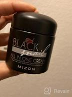img 1 attached to MIZON Black Snail All In One Cream, Premium, Snail Repair Cream, Intensive Care, Korean Skin Care, Facial Moisturizing, Snail Mucin Extract, Wrinkle Care, Firming (75Ml / 2.54 Fl Oz) review by Edward Mcnamara