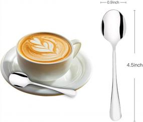 img 3 attached to Upgrade Your Coffee Experience With YOLIFE'S 6-Piece Demitasse Espresso Spoons Set