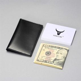 img 3 attached to 💼 HISCOW Slim Bifold Wallet