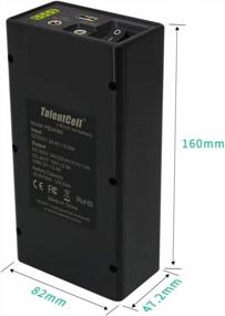 img 1 attached to TalentCell PB240B2 - High-Capacity 12/24V Lithium-Ion Battery Pack With Multiple Outputs For LED Light Strips, CCTV Cameras, And Smartphones