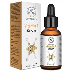 img 4 attached to Pure & Natural Vitamin C Serum For Face - 1.0 Oz With Vitamin E & Hyaluronic Acid - Effective Facial Serum For All Skin Types - Glass Bottle
