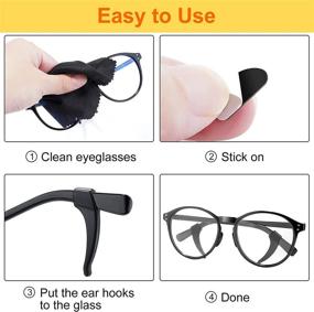 img 2 attached to 👓 Eyeglass Nose Pads – 24 Pairs of Anti-Slip Soft Silicone Adhesive Nose Pads for Glasses, Eyeglasses, Sunglasses – 2.5mm