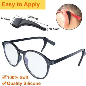 img 3 attached to 👓 Eyeglass Nose Pads – 24 Pairs of Anti-Slip Soft Silicone Adhesive Nose Pads for Glasses, Eyeglasses, Sunglasses – 2.5mm