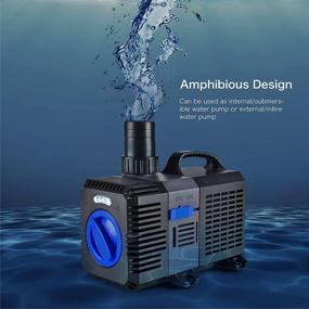 img 2 attached to Enhance Your Pond with the Adjustable Flow Flexzion Pond Pump Submersible (800GPH)