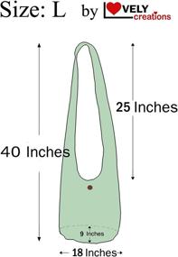 img 1 attached to Lovely Creationss Crossbody Messenger Shoulder Women's Handbags & Wallets ~ Hobo Bags