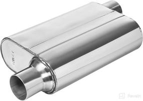 img 1 attached to 🚗 TOTALFLOW 515443 Performance Muffler - 2.25" Offset In / 2.25" Offset Out