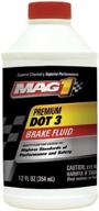 🚗 mag1 122 premium dot 3 brake fluid - 12 oz.: enhanced performance and safety for your vehicle's braking system logo