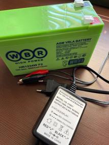 img 10 attached to Battery WBR HR1234W F2 12V 9 Ah