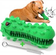 неразрушимые зубные игрушки для жевания для собак крупных пород от ronton - 100% натуральный каучук, идеально подходят для агрессивных жевательных игр, способствуют уходу за полостью рта и веселью со скрипом логотип
