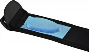 img 2 attached to 🎾 Mueller Tennis Elbow Support Brace with Gel Pad - Black, Size Adaptable (1 Unit)