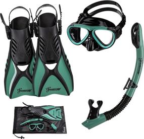 img 4 attached to 4-Piece Snorkeling Set With Anti-Fog Technology - Seavenger Hanalei