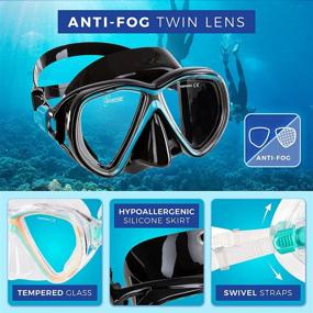 img 3 attached to 4-Piece Snorkeling Set With Anti-Fog Technology - Seavenger Hanalei