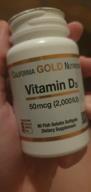 img 2 attached to Capsules California Gold Nutrition Vitamin D3, 2000 ME, 360 pcs. 4 upp. review by Micha Jelonek ᠌