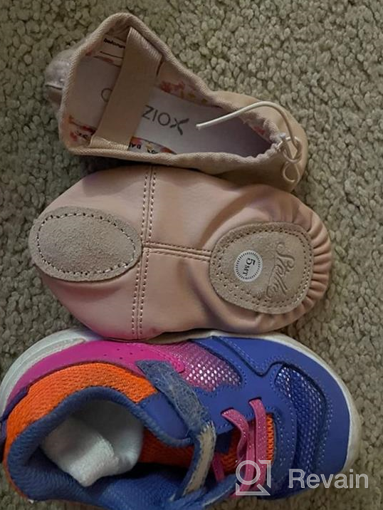 img 1 attached to Adorable Capezio Daisy Ballet Shoes for Toddler & Little Girls: Comfortable Athletic Footwear review by Phillip Samuel