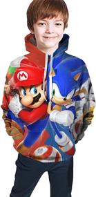 img 2 attached to Printing Christmas Sweatshirts Hoodies 1 Medium Boys' Clothing : Fashion Hoodies & Sweatshirts