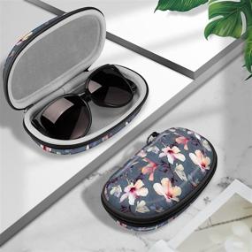 img 2 attached to Fintie Carabiner Sunglasses Case - Shockproof Eyeglasses Holder for Men's Accessories