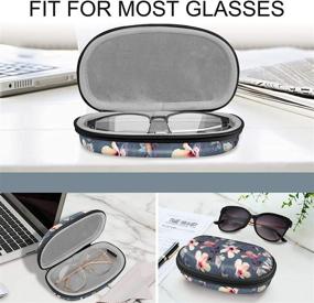 img 1 attached to Fintie Carabiner Sunglasses Case - Shockproof Eyeglasses Holder for Men's Accessories