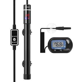 img 4 attached to 🐠 100W VIVOSUN Submersible Aquarium Heater Combo with External Temperature Controller, Intelligent LED Temperature Display and Thermometer, Titanium Fish Tank Heaters