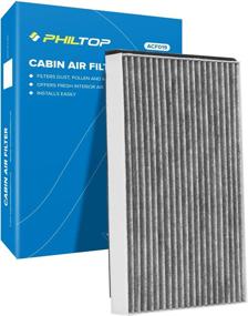 img 4 attached to PHILTOP Cabin Air Filter CF8392A Replacement, Impala, Impala Limited, Allure, LaCrosse, Regal, Monte Carlo, Century, Intrigue - Premium Activated Carbon Cabin Filter, 1 Pack