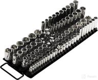 🧰 keep your toolbox organized with ares 60038 - black 80-piece socket organizer: holds 80 sockets on 1/4-inch, 3/8-inch, and 1/2-inch drive socket rails logo