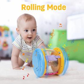 img 2 attached to Musical Baby Toys For Learning And Development: Ocean Rotating Light Up Toys For Tummy Time, Ideal For 6-24 Months Old Infants And Toddlers, Perfect Gifts For 1 Year Old Boys And Girls - Vanmor