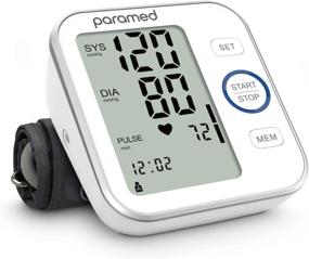img 4 attached to Accurate Home Blood Pressure Monitor - Automatic Upper Arm Cuff 8.7-15.7In, Large LCD Display & 120 Memory Sets - Device Bag & Batteries Included