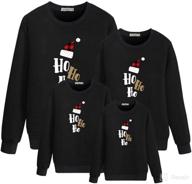 подходящая одежда рождественская толстовка пуловер логотип