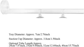 img 2 attached to Ciciglow Feeding Acrylic Aquarium Supplies