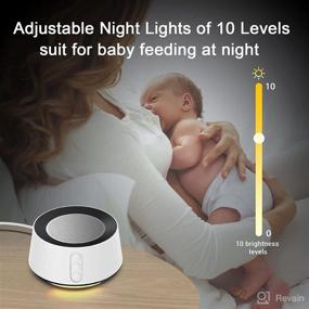 img 2 attached to 🌙 NEBONS HK229 0: Advanced White Noise Machine with 14 Soothing Sounds, Adjustable Night Lights, Sleep Timer & Memory Function