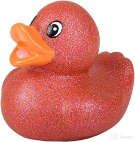 img 1 attached to 🦆 10-Pack Glitter Rubber Duck Toy Assortment Duckies for Kids - Perfect for Bath, Birthday Gifts, Baby Showers, Summer Beach, and Pool Activities - 2 Inches