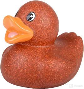 img 2 attached to 🦆 10-Pack Glitter Rubber Duck Toy Assortment Duckies for Kids - Perfect for Bath, Birthday Gifts, Baby Showers, Summer Beach, and Pool Activities - 2 Inches