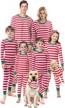 cotton family matching christmas pajamas set for women, men, and kids - long sleeve sleepwear jammies logo