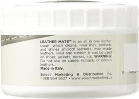 img 1 attached to Leathermate: Leather Cleaner and Conditioner - Cleans, Moisturizes, and Protects All Leather - Tack, Shoes, Boots, Car Seats - Rejuvenate and Enhance the Look of Your Leather - Best-Selling Furniture Cleaner and Restorer