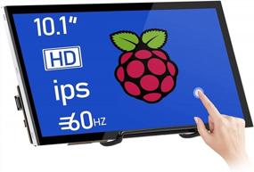 img 4 attached to HMTECH Raspberry Touchscreen 10.1-inch Portable Monitor, 1024X600 Resolution, Full HD 1920X1080P IPS Display, Official Touch Screen - HM10.1-RP