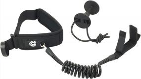 img 3 attached to Black Coil Small Bicep Leash With Black Cuff For Enhanced Bodyboarding - Available At EBodyboarding.Com