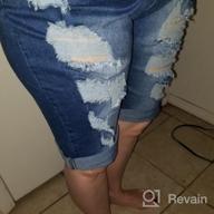 img 1 attached to Edgy Fashion: Olrain Women'S High Waisted Ripped Short Jeans review by Dee Holt