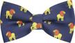 stylish plaid pattern bow tie for men and boys - pre-tied fun novelty neckwear by ocia logo