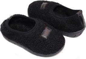 img 1 attached to Stylish and Secure: Elcssuy Boys' Toddler Slippers with Non-Slip Outsole