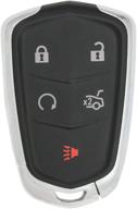 🔑 keyless2go 5 button smart key replacement for cadillac hyq2ab 13580811 - proximity at its best логотип