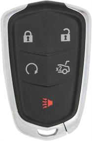 img 4 attached to 🔑 Keyless2Go 5 Button Smart Key Replacement for Cadillac HYQ2AB 13580811 - Proximity at its best