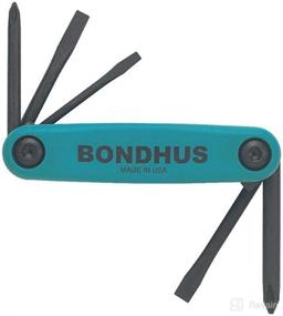 img 2 attached to 🔧 Bondhus 12547 GorillaGrip Folding Utility Tool Set