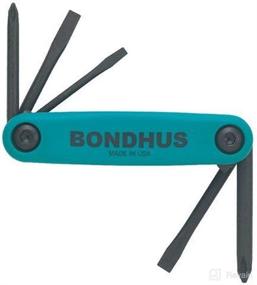 img 1 attached to 🔧 Bondhus 12547 GorillaGrip Folding Utility Tool Set