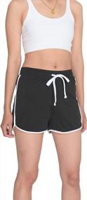 img 2 attached to RUFIYO Drawstring Athletic Shorts For Women'S Summer Workouts And Running