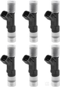 img 4 attached to 🔧 Set of 6 MOSTPLUS 0280158020 Fuel Injectors for Dodge Dakota Nitro Jeep Commander 3.7L