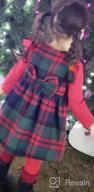 img 1 attached to Mud Kingdom Plaid Sleeveless Loose Fit Faux Wool Holiday Girls Dresses review by Ryan Hart