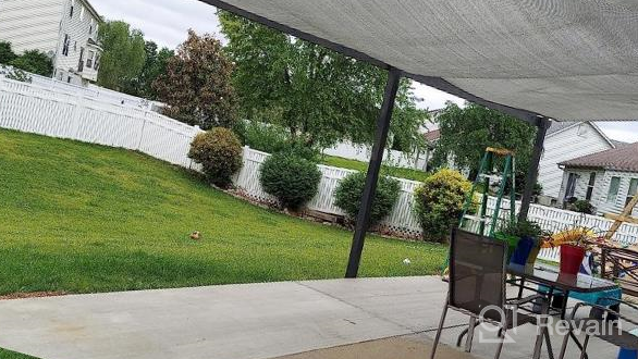 img 1 attached to 6' X 6' Beige Canopy Square 180 GSM Shade Sail U*V Block | TANG Sun Shades Depot For Patio, Garden & Outdoor Activities review by David Weis