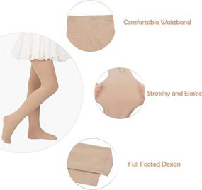 img 1 attached to Ballet Toddler Leggings Elastic Stocking Girls' Clothing ~ Socks & Tights